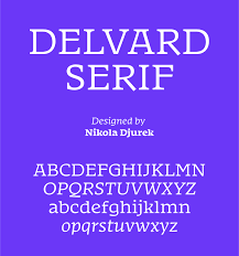 Delvard Serif